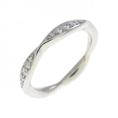 Pre-owned Chanel Platinum 950 Band Ring ()