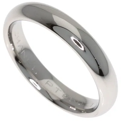 Pre-owned Chanel Platinum Platinum 950 Wedding Ring ()
