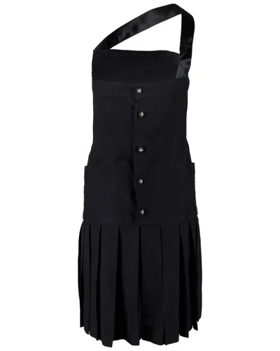 Pre-owned Chanel Pleated Dress, Size Eu; 42 (authentic Pre-loved)