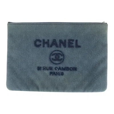Pre-owned Chanel Pouch () In Blue