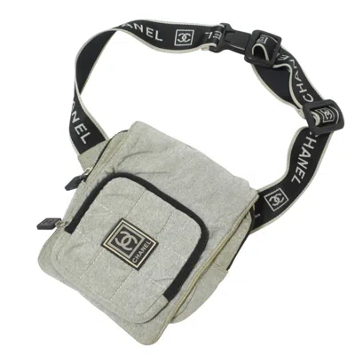 Pre-owned Chanel Pouch Sling Bag () In Gray