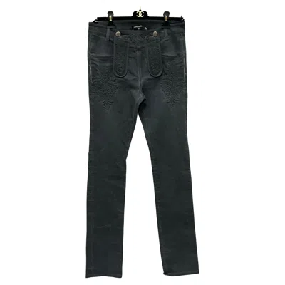 Pre-owned Chanel Pre Fall 2015 Paris Salzburg Baptiste Giabiconi Pharrell Pants In Black