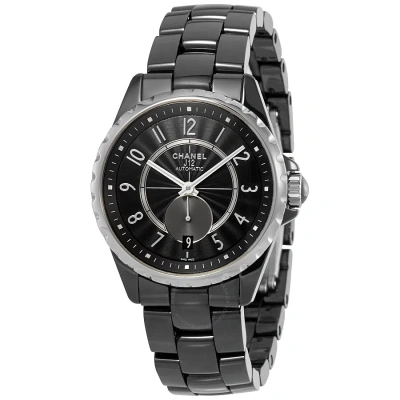 Pre-owned Chanel J12 Black Dial Unisex Watch H3836