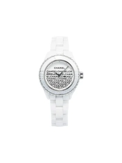 Pre-owned Chanel  J12 34mm In White