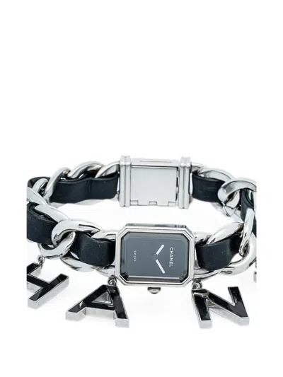 Pre-owned Chanel Première 15mm Watch In Black