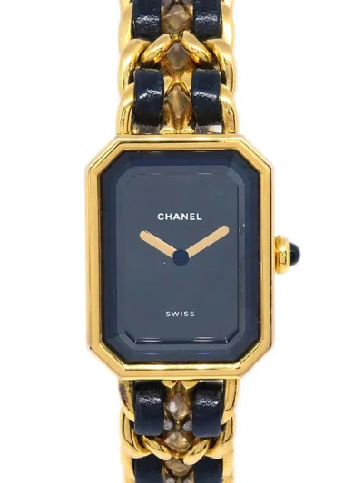 Pre-owned Chanel Premiere 20mm Watch In Black