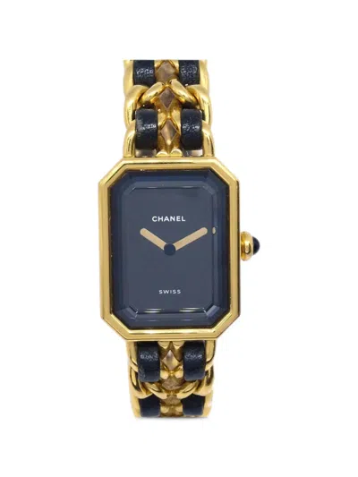 Pre-owned Chanel Premiere 20mm Watch In Black