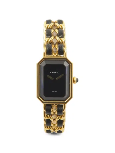 Pre-owned Chanel Première 26mm Watch In Black