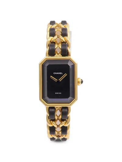 Pre-owned Chanel Première 26mm Watch In Black