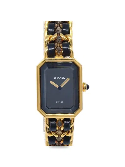 Pre-owned Chanel Première 26mm Watch In Black