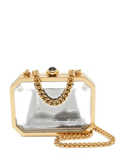 Pre-owned Chanel Première Clutch Bag In Gold