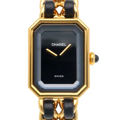 Pre-owned Chanel Premiere Plated Wristwatch () In Gold