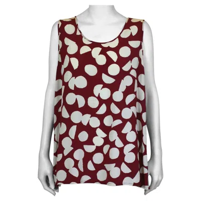 Pre-owned Chanel Printed Blouse In Gray