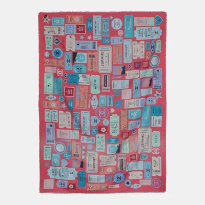 Pre-owned Chanel Printed Scarf In Multi