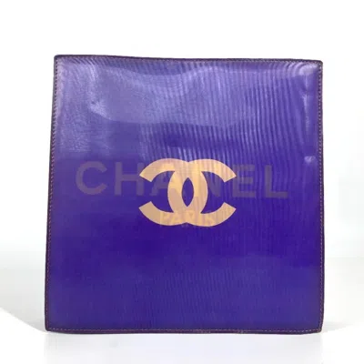 Pre-owned Chanel Purple Pvc Leather Shoulder Bag ()