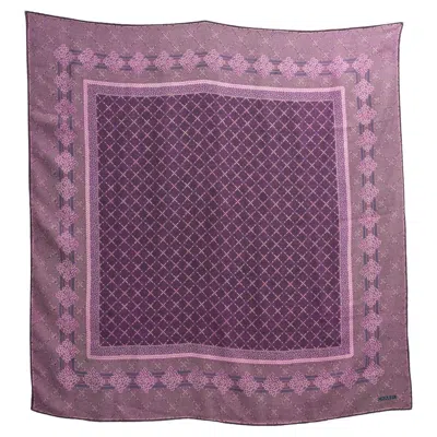 Pre-owned Chanel Purple Silk Scarf