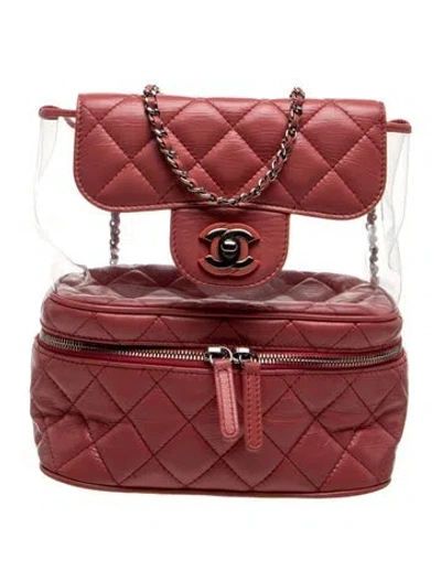 Pre-owned Chanel Pvc Aquarium Backpack