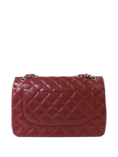 Pre-owned Chanel Quilted Cc Turn-lock Shoulder Bag In Red