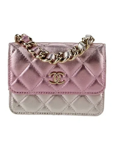 Pre-owned Chanel Quilted Coco Punk Flap Belt Bag In Multi