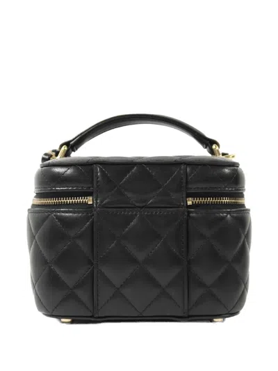 Pre-owned Chanel Quilted Crossbody Bag In Black