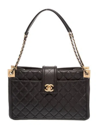 Pre-owned Chanel Quilted Elegant Cc Tote In Multi