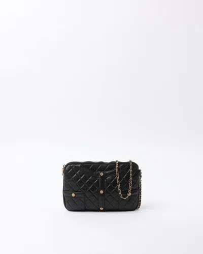 Pre-owned Chanel Quilted Girl Bag In Black