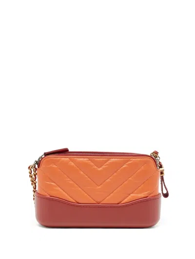 Pre-owned Chanel Quilted Leather Chain Bag