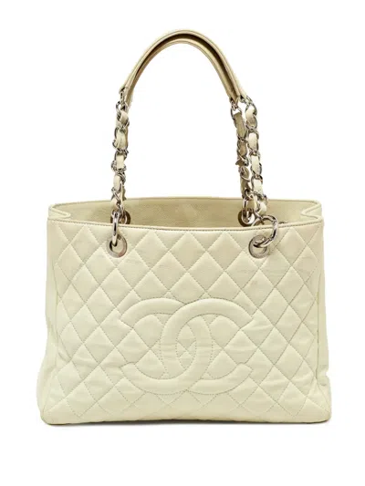 Pre-owned Chanel Quilted Leather Tote Bag