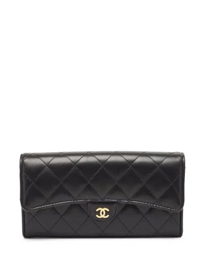 Pre-owned Chanel Quilted Leather Wallet