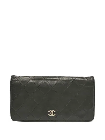 Pre-owned Chanel Quilted Leather Wallet