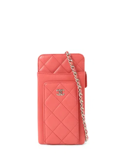 Pre-owned Chanel Quilted Shoulder Bag In Pink