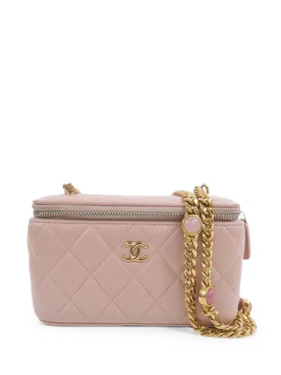 Pre-owned Chanel Quilted Shoulder Bag In Pink