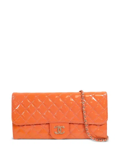 Chanel Quilted Shoulder Bag In Purple