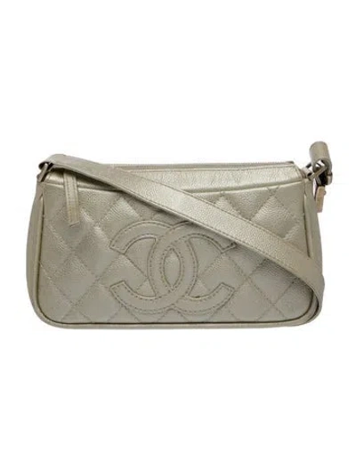 Pre-owned Chanel Quilted Timeless Pochette