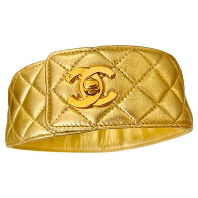 Pre-owned Chanel Rare  1992 Turnlock Choker Necklace In Multi