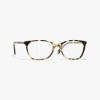 Chanel Rectangle Eyeglasses In Yellow Tortoise & Brown 