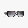 Chanel Rectangle Sunglasses In Multi
