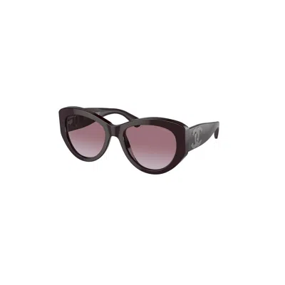 Pre-owned Chanel Red Acetate Sunglasses For Women