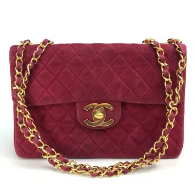 Pre-owned Chanel Red Leather Shoulder Bag ()