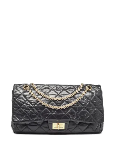 Pre-owned Chanel Reissue 2.55 Double Flap 227 Shoulder Bag