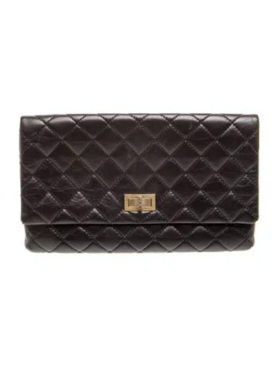 Pre-owned Chanel Reissue 2.55 Pouch In Multi