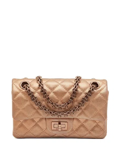 Pre-owned Chanel Reissue 2.55 Quilted Leather Shoulder Bag In Pink