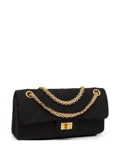 Pre-owned Chanel Reissue 2.55 Quilted Shoulder Bag In Black