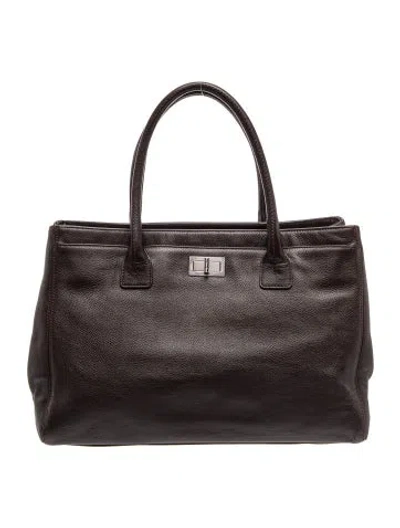 Pre-owned Chanel Reissue Cerf Tote In Brown