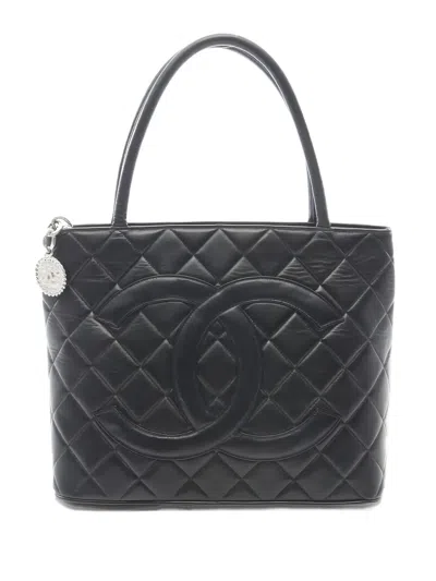 Pre-owned Chanel Reissue Tote Bag In Black