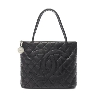 Pre-owned Chanel Reissue Tote Bag Black Leather