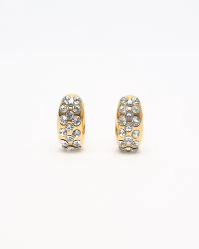 Pre-owned Chanel Rhinestones Clip-on Earrings