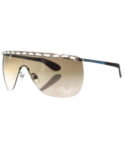 Pre-owned Chanel Rimless Shield Chain Sunglasses (authentic Pre-loved)