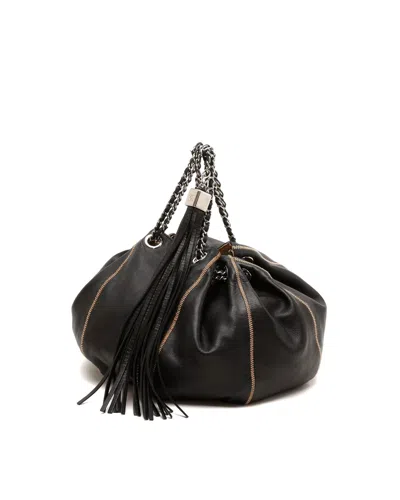 Chanel Sac Cordon Bucket Bag In Black