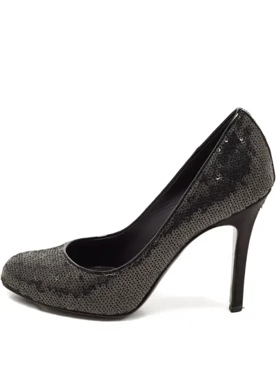 Pre-owned Chanel Sequined Heel Pumps